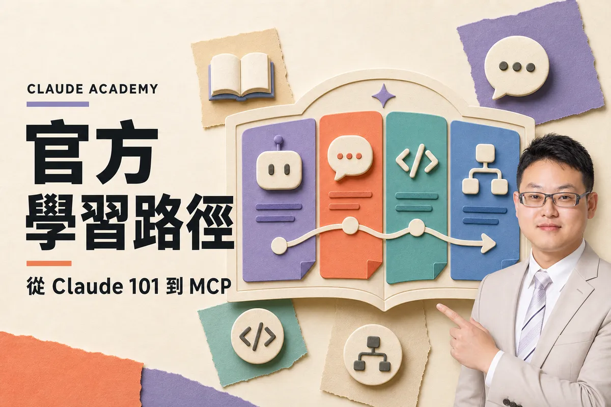 Claude Academy 學習路徑完整指南：22 門免費課程與 289 項資源怎麼選？