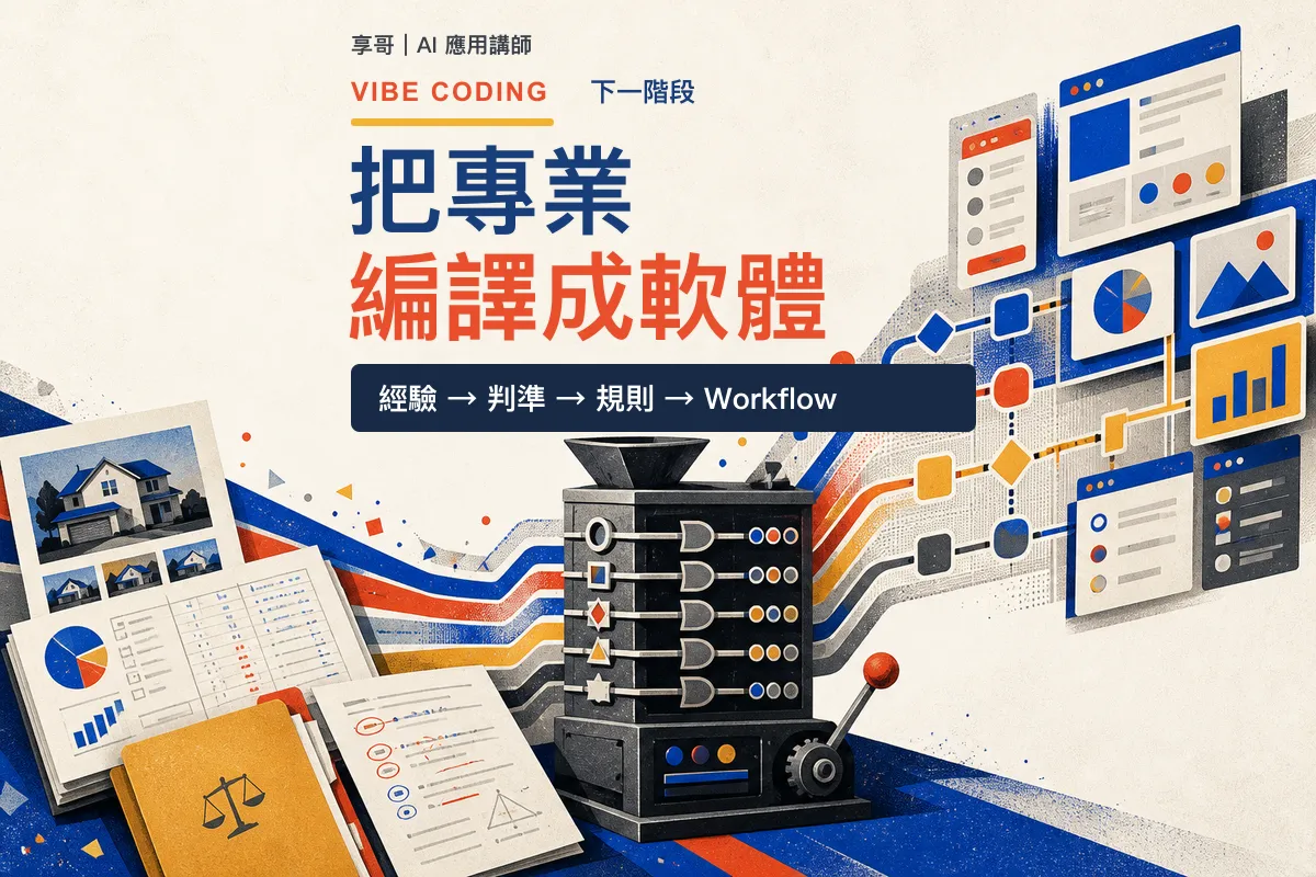 Vibe Coding 下一階段：把專業知識變成軟體，產業專家就是下一代產品經理
