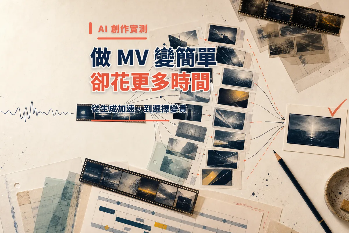 AI 讓做 MV 變簡單了，但我反而花更多時間