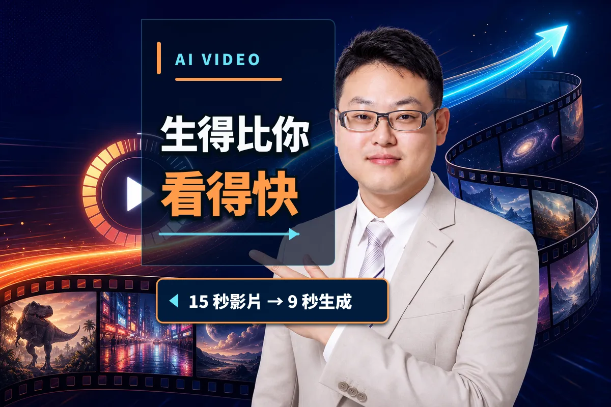 當 AI 生成影片比你看得還快：真正的「無限影片」開始了