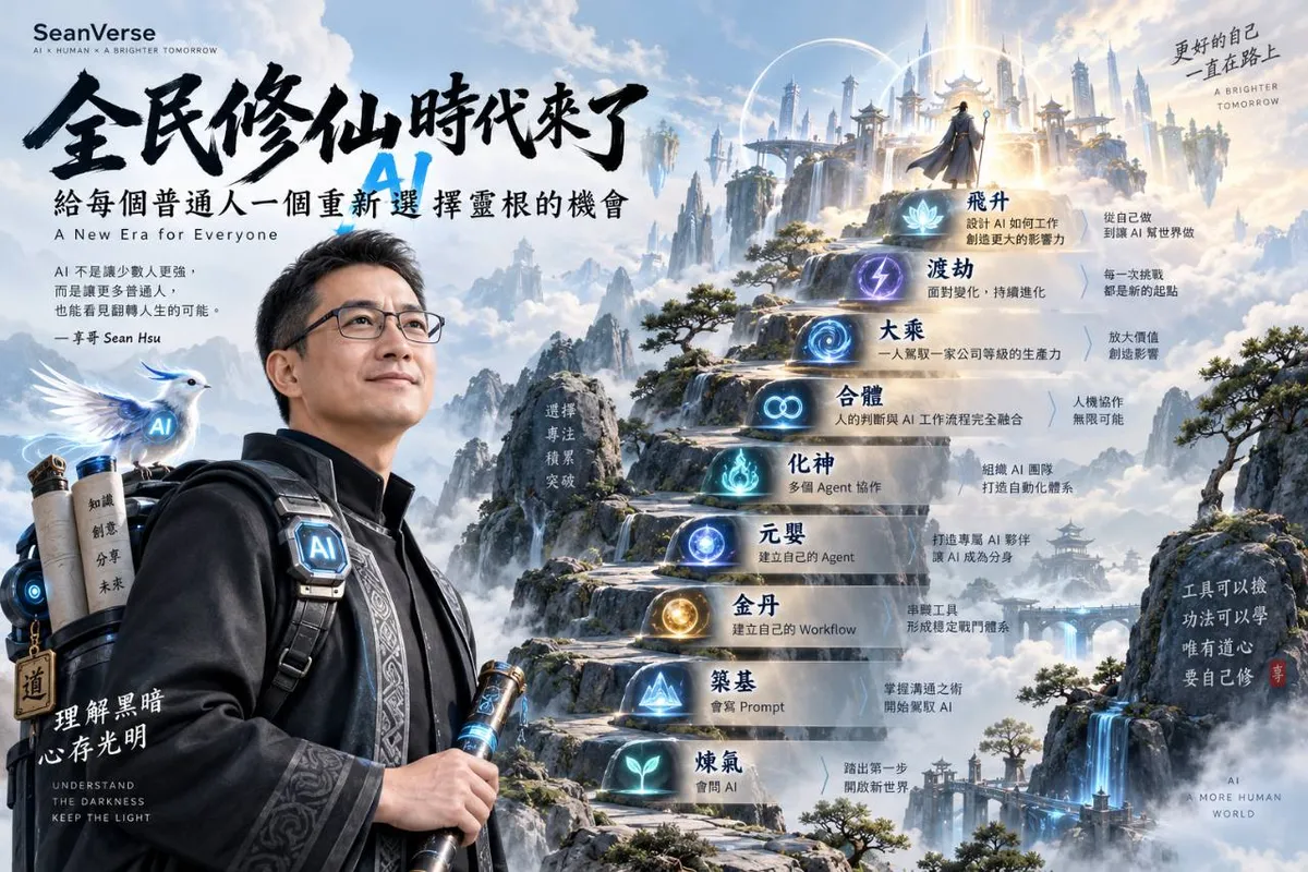 全民修仙時代來了：AI 給每個普通人一個重新選擇靈根的機會
