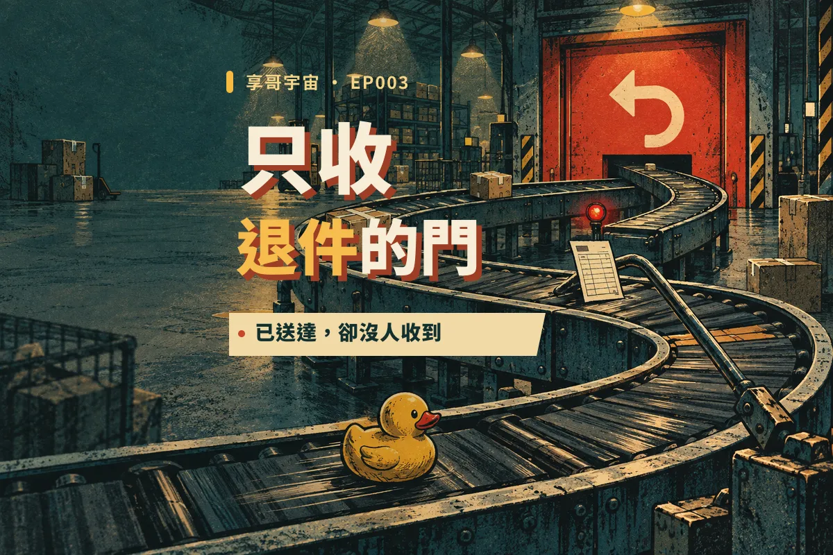 享哥宇宙 EP003｜只收退件的門
