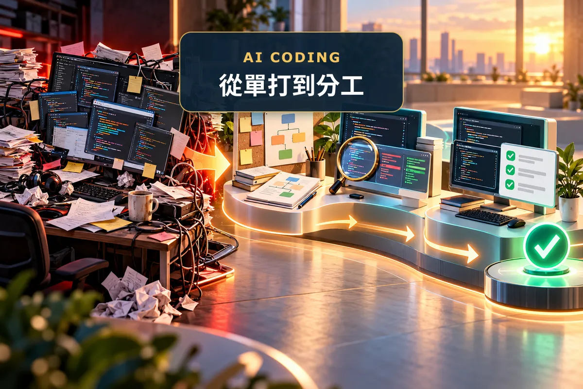 AI Coding 成本最佳化：多模型分工取代單一高價方案