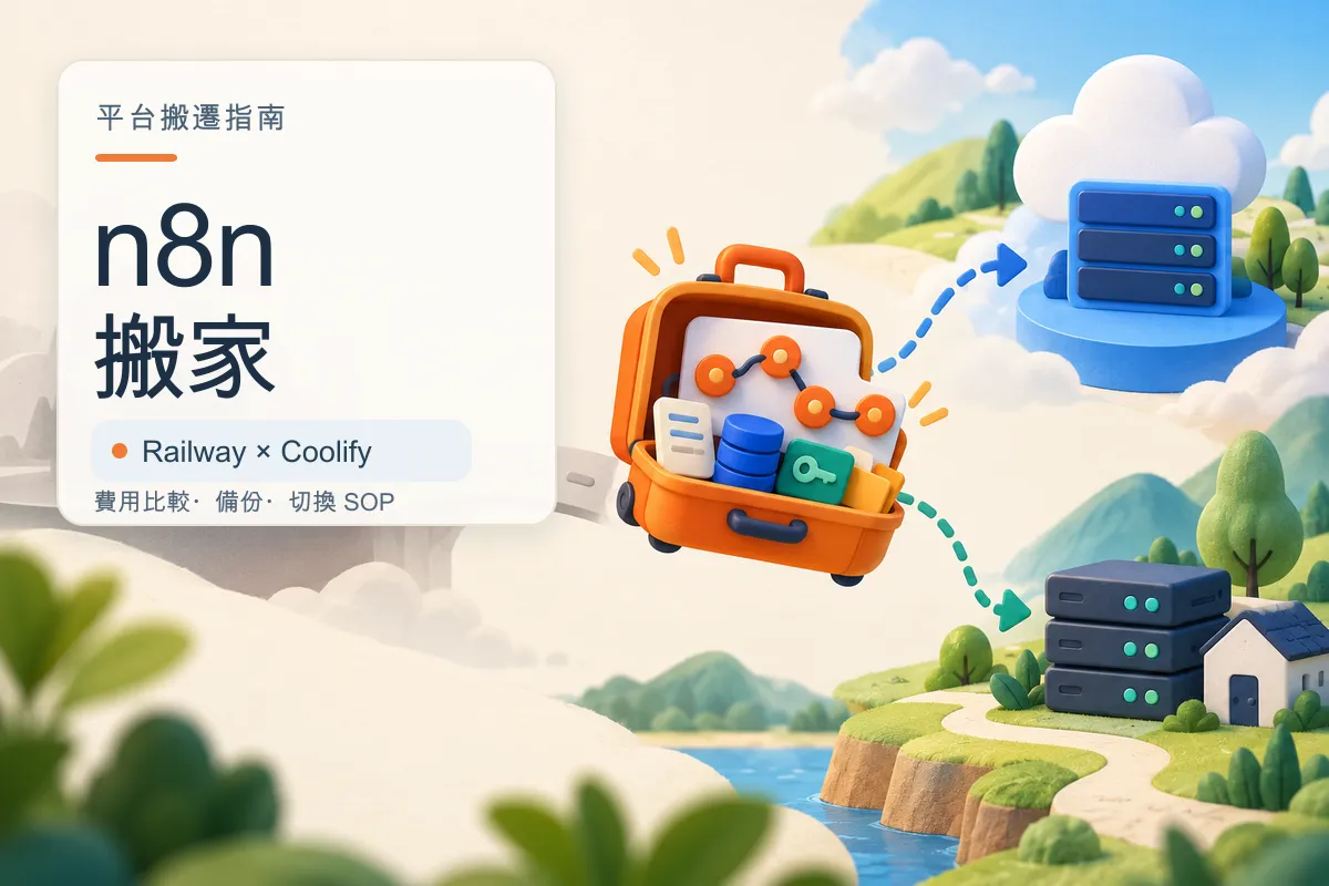 article-Zeabur 停止營運後，n8n 搬去哪？Railway、Coolify 費用與搬遷教學