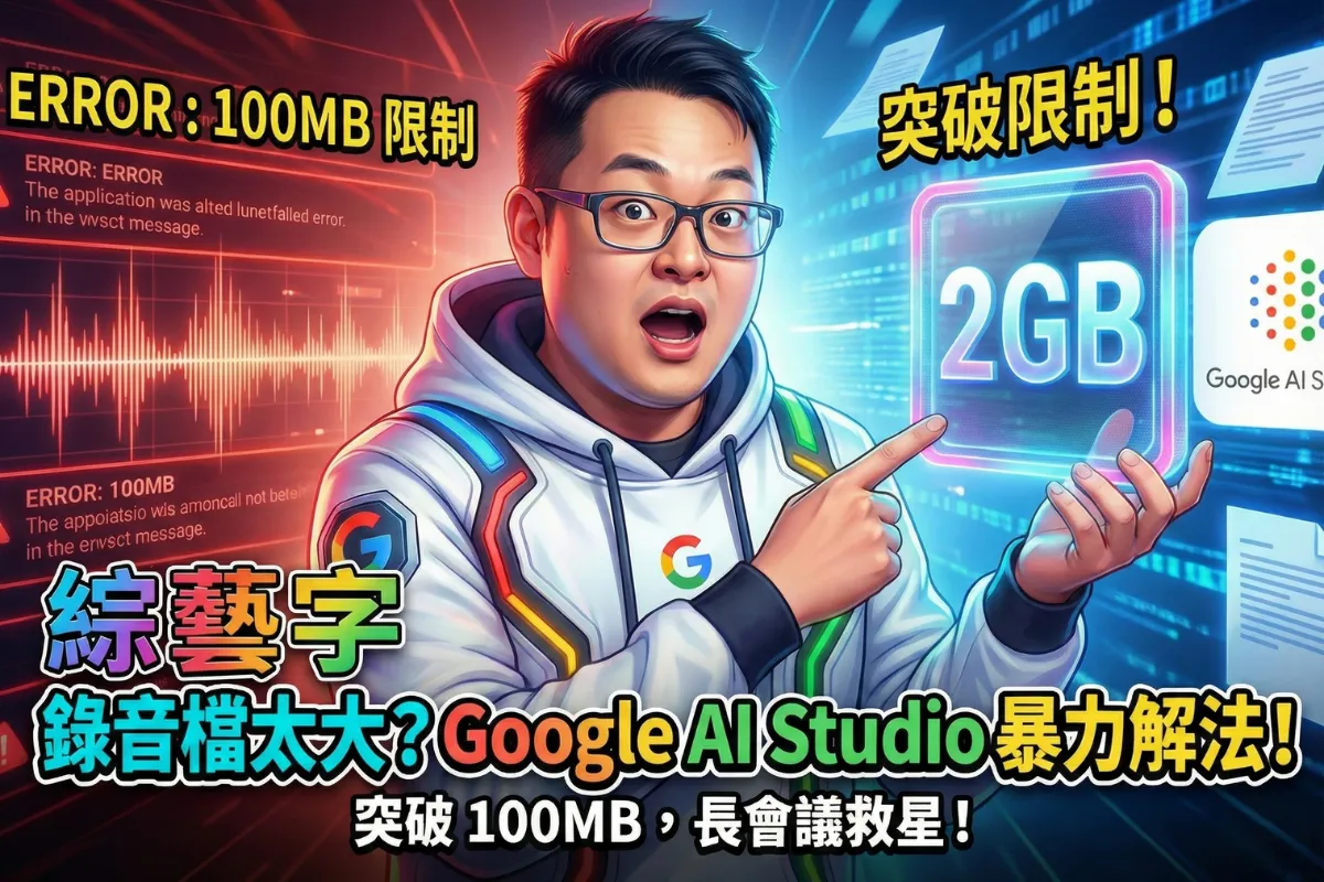 article-長會議錄音檔 AI 處理全攻略：突破 100MB 限制的終極解法
