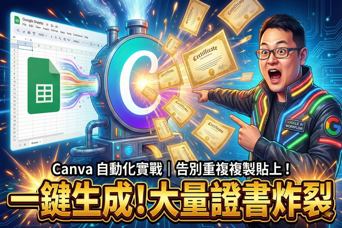 article-Canva 自動化實戰：大量證書、聘書一鍵生成工作流